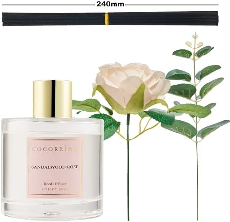 Cocorrina Reed Diffuser Set 67 oz Sandalwood Rose
