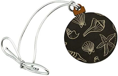 GRAPHICS MORE Seashells Mini Wood Christmas Ornament