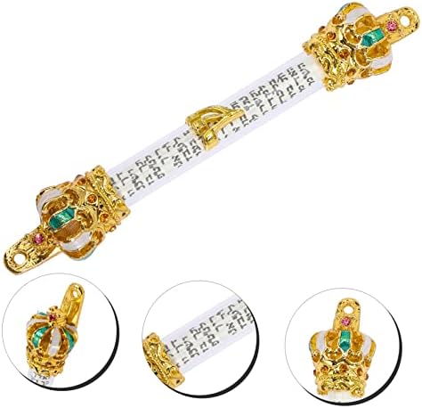 Jewish Mezuzah Door Decoration Metal Scroll Blessing
