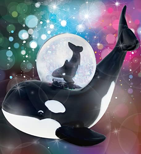 COTA Global Killer Whale Shark Snow Globe - Ocean Animal Decor