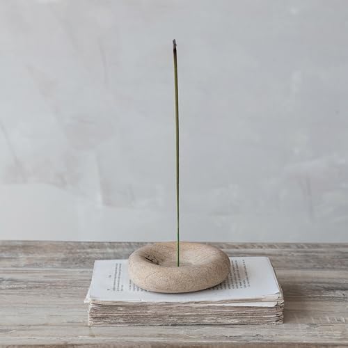 Creative Co Op Sandstone Incense Holder Natural Color