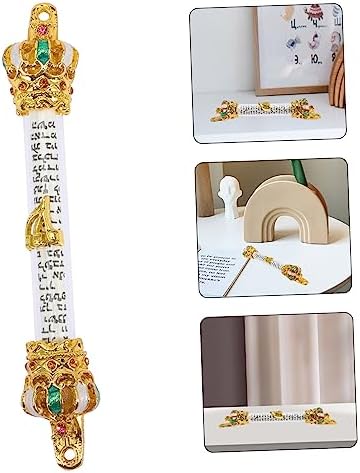 Jewish Mezuzah Door Decoration Metal Scroll Blessing