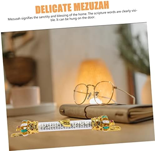 Metal Mezuzah Door Decor Lintel Religious Accent