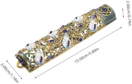 Elegant Mezuzah Door Accent Hanukkah Decoration with Blessing Scripture