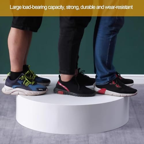 White Round Display Plinth Stand for Home Decor