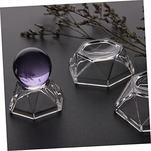3pcs Acrylic Crystal Display Base for Decorative Showcases