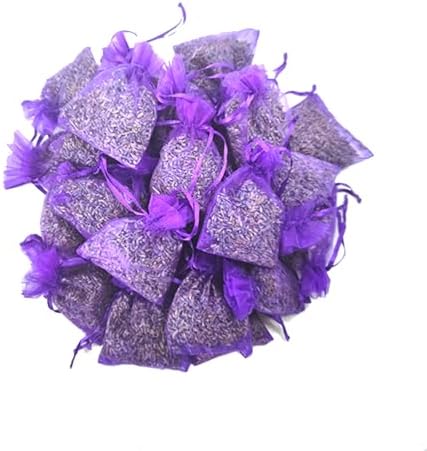 24 Pack Dried Lavender Sachets for Home Fragrance