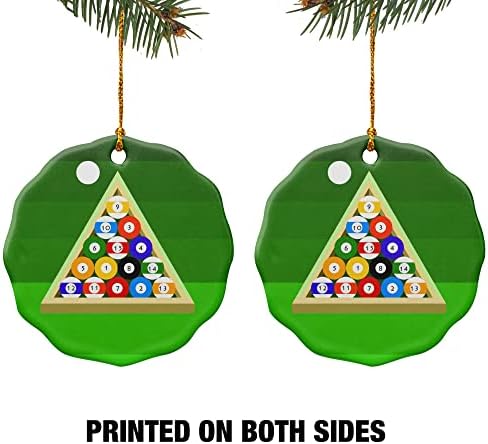 Graphics More Billiard Balls Christmas Ornament