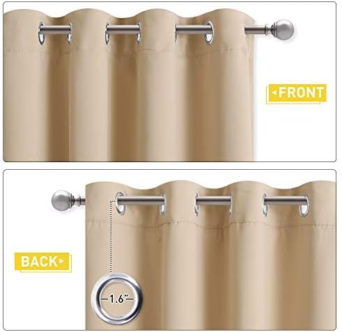 NICETOWN Noise Reducing Curtains with Blackout and Privacy