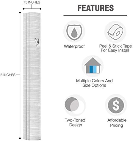 Aluminum Mezuzah Case with 3D Shin Design 6 Inches