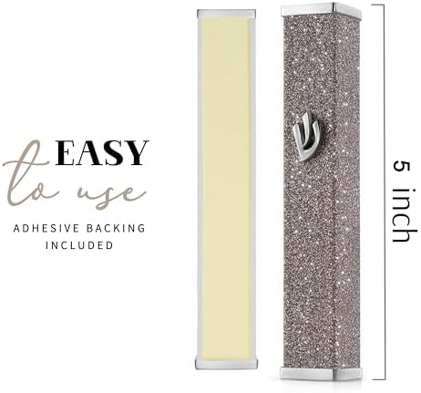 SURI Mezuzah Case Kit Modern Jewish Door Ornament