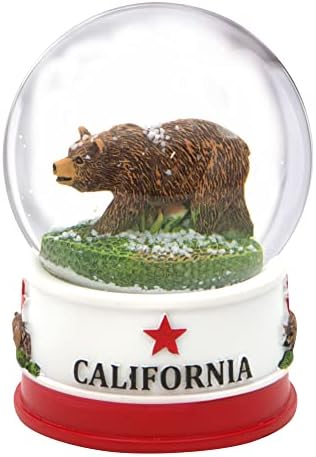 California State Flag Snow Globe 35 Inches