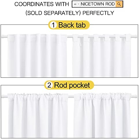 NICETOWN 50 Light Blocking Vertical Blinds for Sliding Glass Doors
