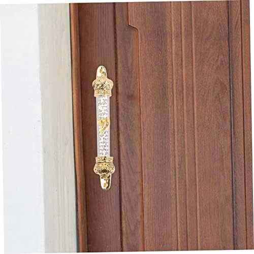 Jewish Mezuzah Door Decor Metal Scroll Blessing Decor