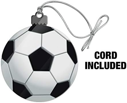 Soccer Ball Football Acrylic Christmas Ornament