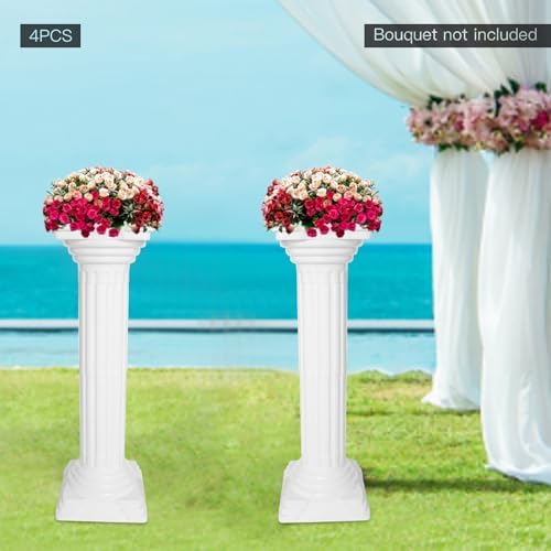 Roman Pillars Decor Set 4Pcs for Wedding and Events