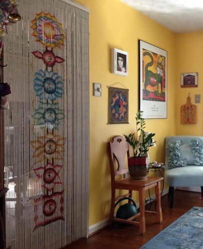 Beaded Curtain 125 String Chakra Handmade with 4000 Beads