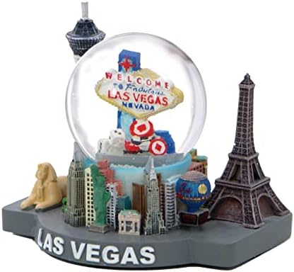 Las Vegas Snow Globe and Skyline 4 Inches