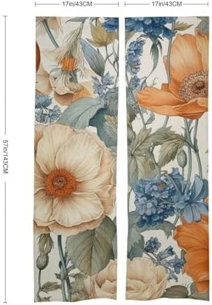 Japanese Noren Door Curtain with Scenic Design