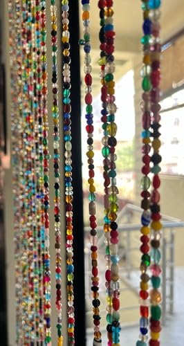 Mango Gifts Bohemian Curtain with Beads and Sun Catcher