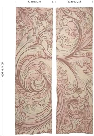 Swirl Style Japanese Noren Door Curtain 34x57 Inches