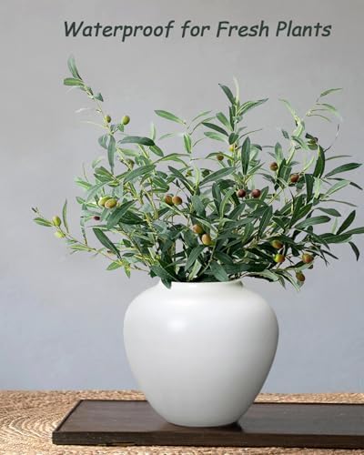 GeLive Handmade Ceramic Vase with Glossy Finish