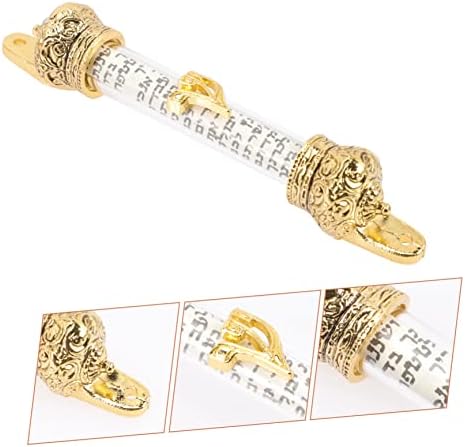 Door Right Side Mezuzah Jewish Religious Metal Scroll for Home