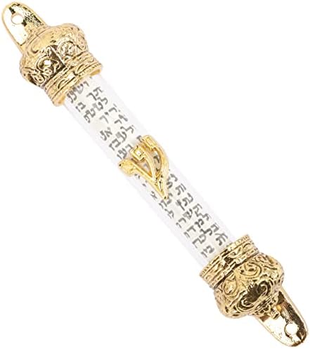 SOLUSTRE Metal Mezuzah Door Decor Accent