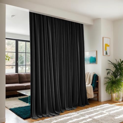 Room Divider Curtains for Ceiling Track System - 100 x 84 Panel