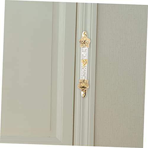 Religious Mezuzah with Crown Design for Home Blessing Protection