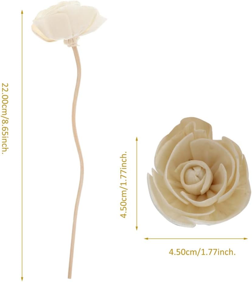Alipis Flower Reed Diffuser Sticks - 9pcs for Home and Office Aromatherapy