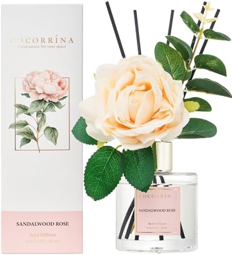 Cocorrina Reed Diffuser Set 67 oz Sandalwood Rose