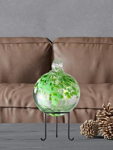 Dale Tiffany Rainbow Tree of Life Art Glass Ornament with Stand