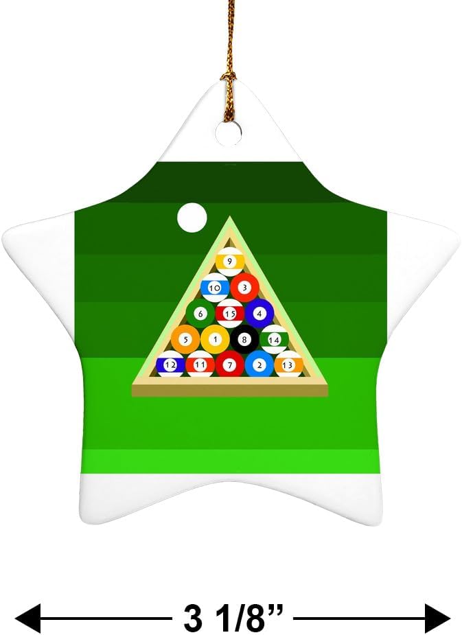 Graphics More Star-Shaped Porcelain Holiday Ornament - 31 Inch