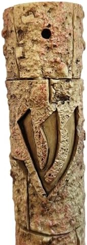 Elegant 6 Inch Jerusalem Stones Mezuzah Case