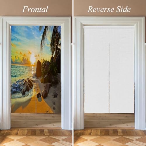 Leowefowa Japanese Doorway Curtain Tapestry 283x472 Inches