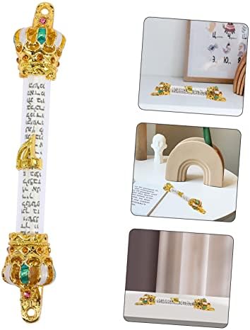 HOOTNEE Mezuzah Scroll Door Metal Religious Decor