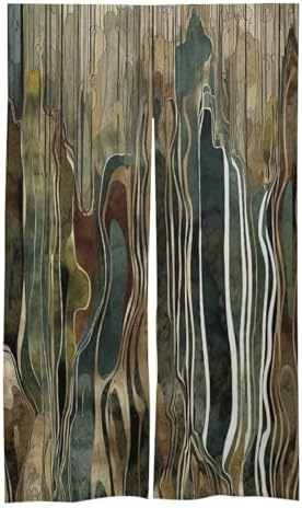 Japanese Noren Dark Stripes Door Curtain 34x57 Inches
