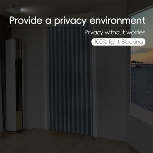 Jilron Blackout Fabric Door Curtain with Magnetic Closure