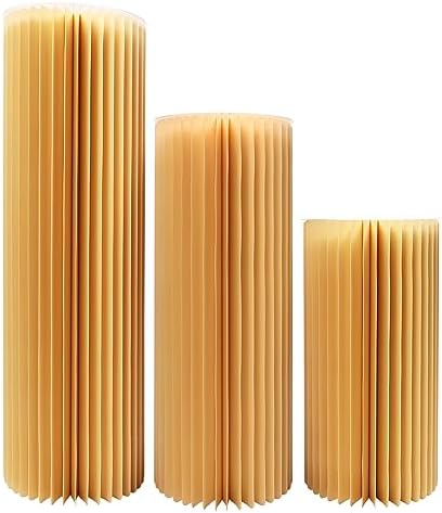 3PCS Cylinder Pedestal Stands for Wedding Displays