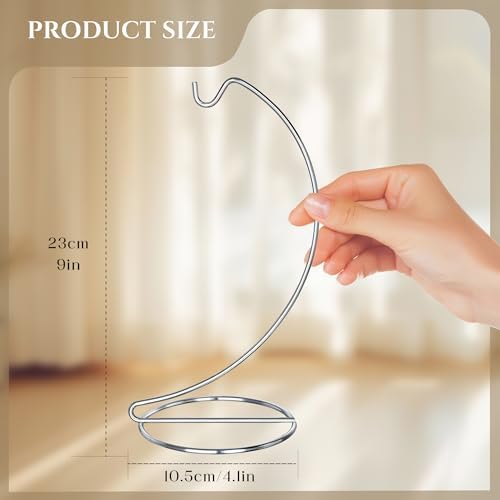 HD Hyaline Dora 9 Inch Crystal Ornament Display Stand