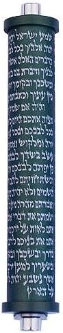 Baltinester Agayof Medium Shema Mezuzah Green