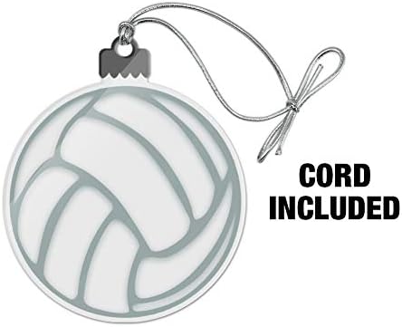 Volleyball Ball Acrylic Christmas Tree Ornament