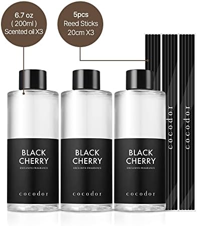 Cocodor Cashmere Vanilla Reed Diffuser Refills 3 Pack