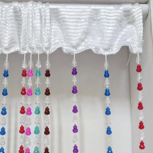 Beaded Curtain Doorway Star Acrylic Hanging Decor