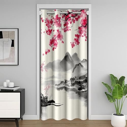 Japanese Style Door Curtain for Privacy and Decor