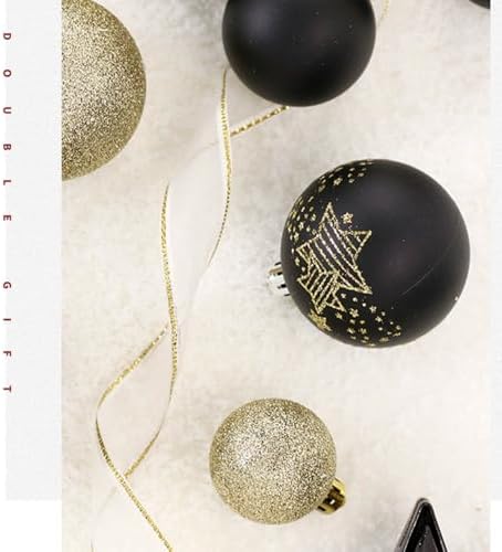 65ct Christmas Ornaments Set with Shatterproof Plastic Balls