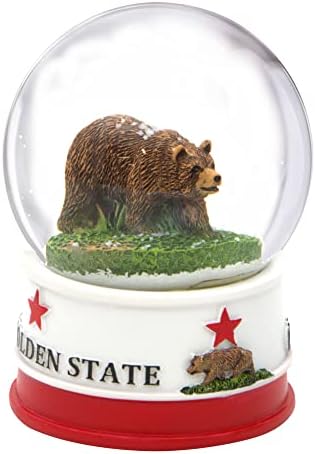California State Flag Snow Globe 35 Inches