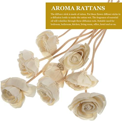 Alipis Flower Reed Diffuser Sticks - 9pcs for Home and Office Aromatherapy