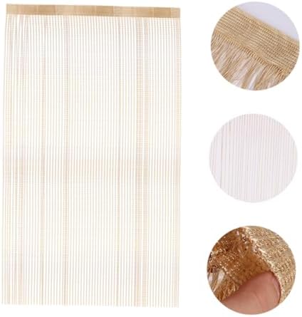 PRETYZOOM Dense Monochrome Door Curtain for Home Decor